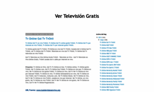 Vertelevisiongratisliv.blogspot.com.ar thumbnail