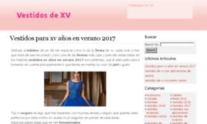 Vestidosxv.net thumbnail
