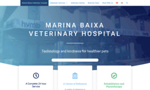 Veterinariamarinabaixa.com thumbnail