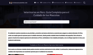 Veterinariasenperu.one thumbnail