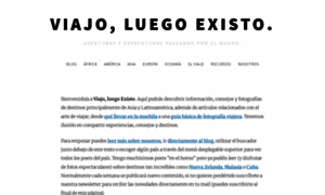 Viajoluegoexisto.co thumbnail