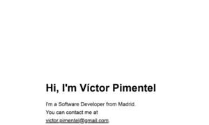 Victorpimentel.com thumbnail