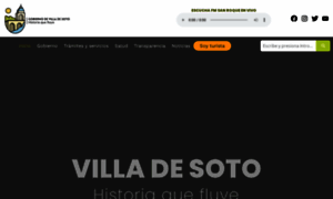 Villadesoto.gob.ar thumbnail