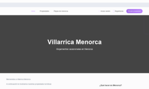 Villarricamenorca.com thumbnail