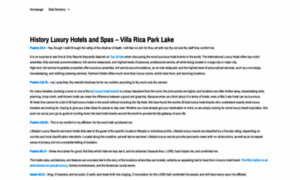 Villarricaparklake.com thumbnail