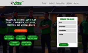 Vinxpestcontrol.com thumbnail