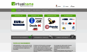 Virtualname.es thumbnail
