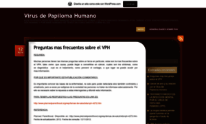 Virusdepapilomahumanoepi2012.wordpress.com thumbnail