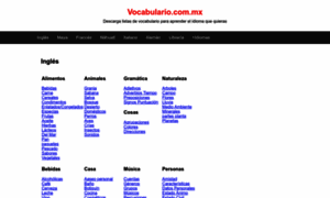 Vocabulario.com.mx thumbnail
