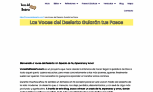 Vocesdeldesierto.com thumbnail