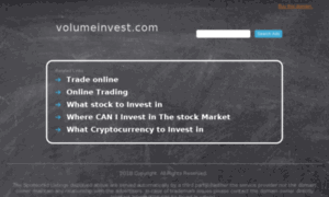 Volumeinvest.com thumbnail