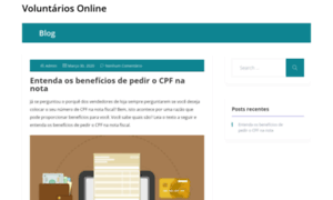 Voluntariosonline.org.br thumbnail