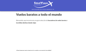 Vuelosbaratosos.net thumbnail