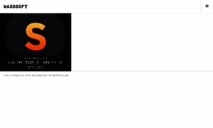 Wasdsoft.wordpress.com thumbnail