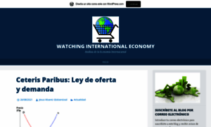 Watchinginternationaleconomy.wordpress.com thumbnail