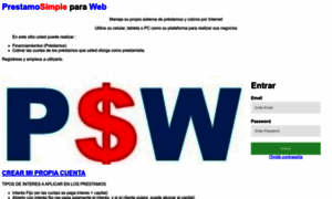 Web.prestamosimple.com thumbnail