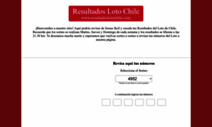 Webapp.resultadoslotochile.com thumbnail