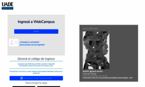 Webcampus.uade.edu.ar thumbnail