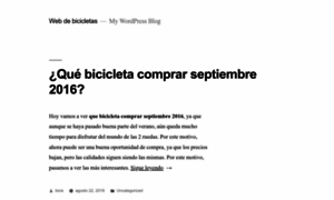 Webdebicicletas.com.es thumbnail