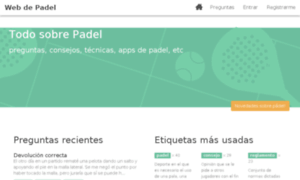 Webdepadel.es thumbnail