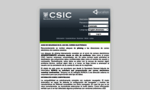 Webmail.csic.es thumbnail