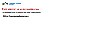 Webmail.uam.es thumbnail