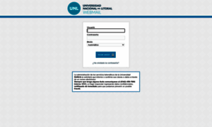 Webmail.unl.edu.ar thumbnail