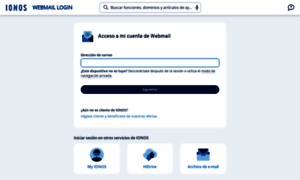 Webmail2.1and1.es thumbnail