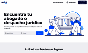 Welinklegal.es thumbnail