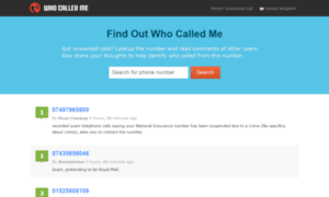 Whocalledme.net thumbnail