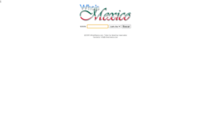 Whoismexico.com thumbnail