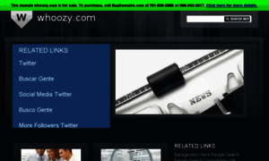 Whoozy.com thumbnail