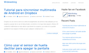 Wideweblog.net thumbnail