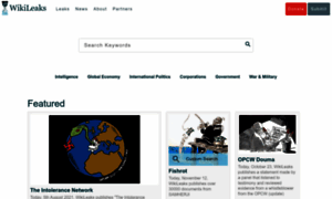 Wikileaks.org thumbnail