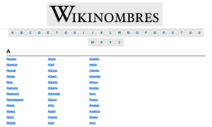 Wikinombres.com thumbnail