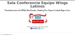 Wingslatinos.com thumbnail