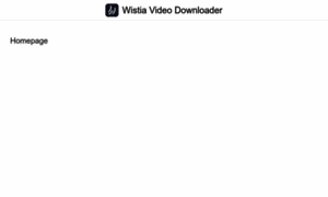 Wistiaextension.com thumbnail