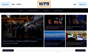 Worldpoliticsreview.com thumbnail
