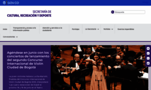 Www2.culturarecreacionydeporte.gov.co thumbnail