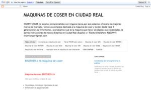 Wwwcosturamaquinadecoser.maquinasdecoserenciudadreal.com thumbnail
