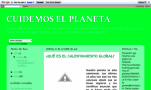 Wwwcuidemosanuestroplaneta.blogspot.com thumbnail