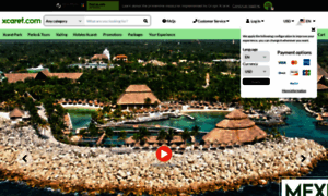 Xcaret.com thumbnail