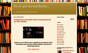 Yasequenosonhoras.blogspot.com thumbnail