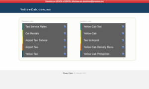 Yellowcab.com.mx thumbnail