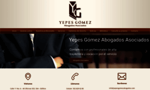 Yepesgomezabogados.com thumbnail