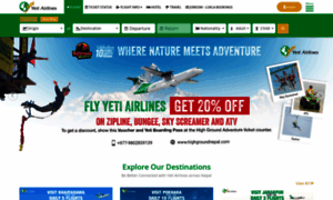 Yetiairlines.com thumbnail