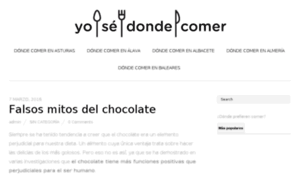 Yosedondecomer.es thumbnail