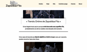 Zapatillasfila.com thumbnail