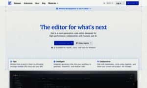 Zed.dev thumbnail