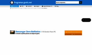 Zero-ballistics.programas-gratis.net thumbnail